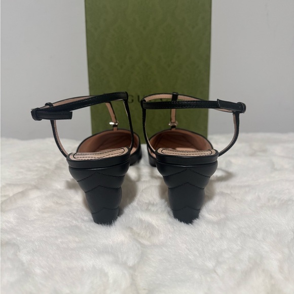 Gucci Black Leather Heels - Picture 4 of 7